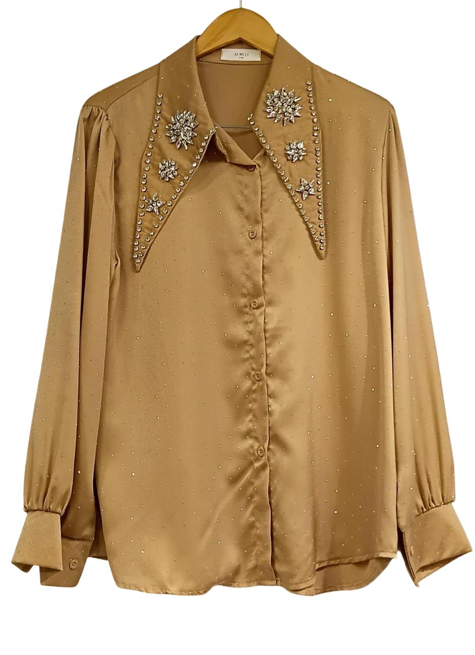 Sparkle Shirt-Champagne