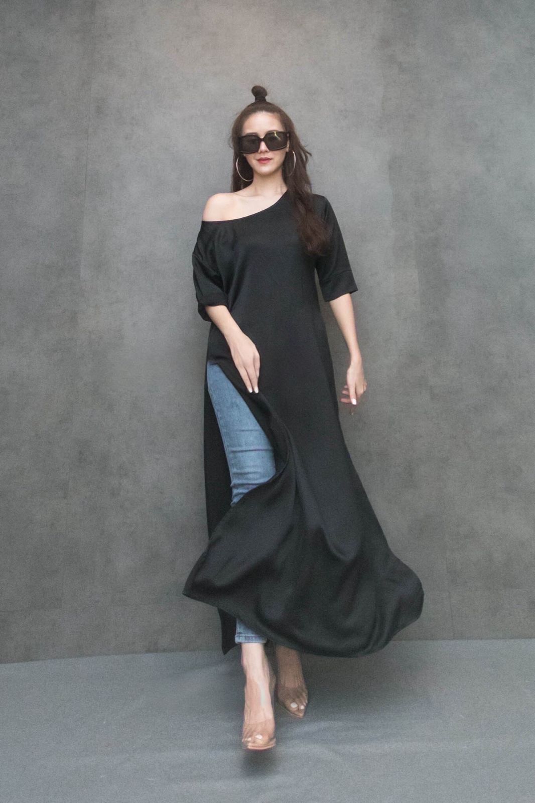 Midnight Drape Tunic