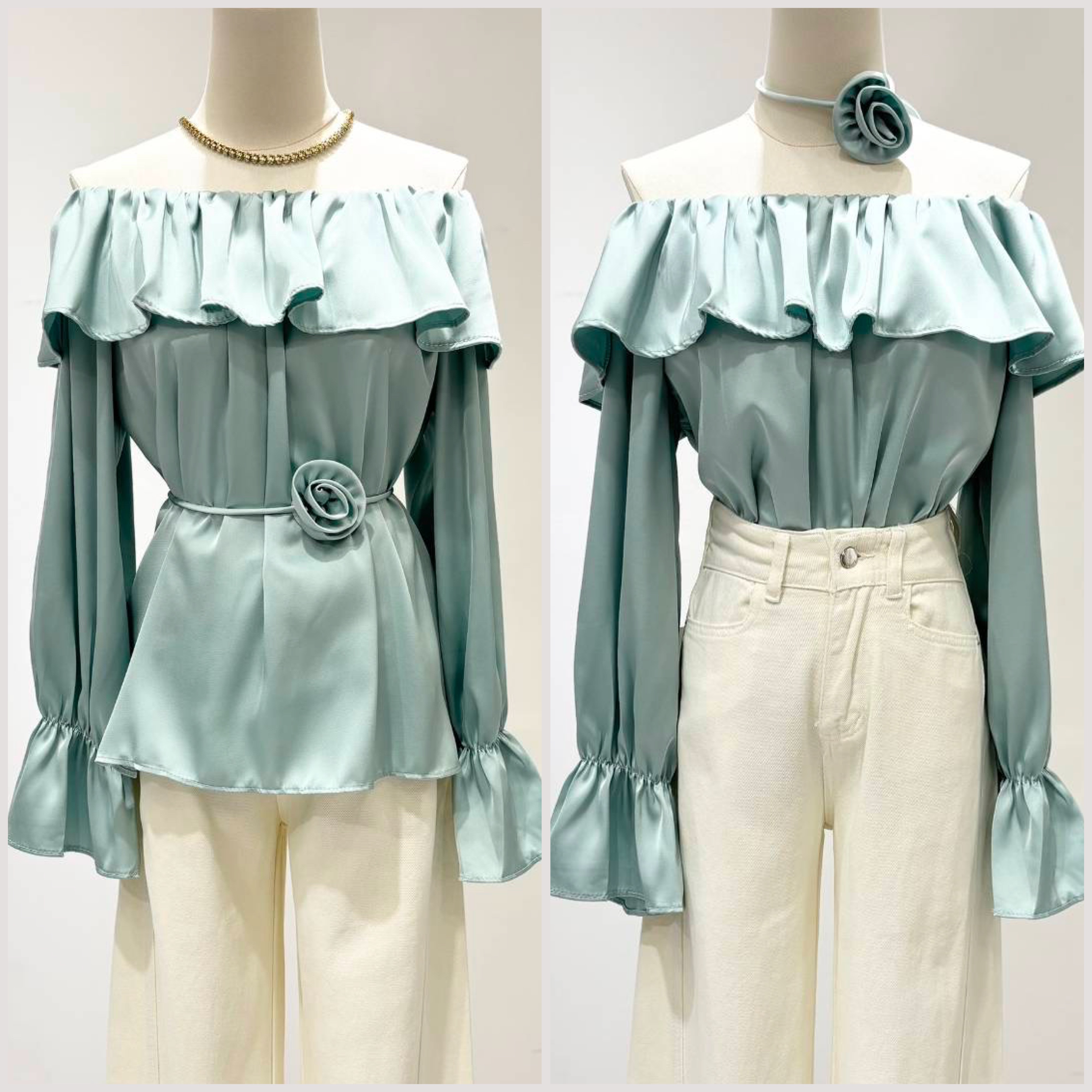 Mint Whisper Top