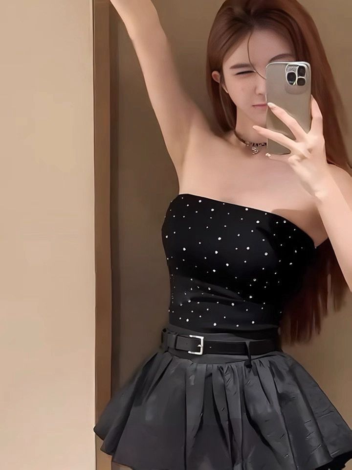 Midnight Spark Tube Top